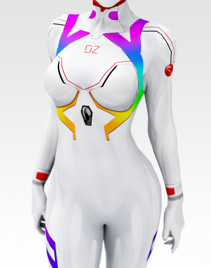 Asuka 4.0 Plugsuit Rainbow