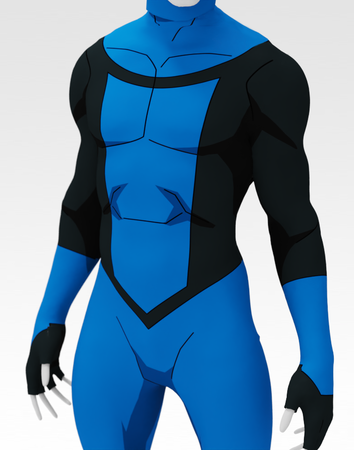 Invinci-Blue - Toonshade