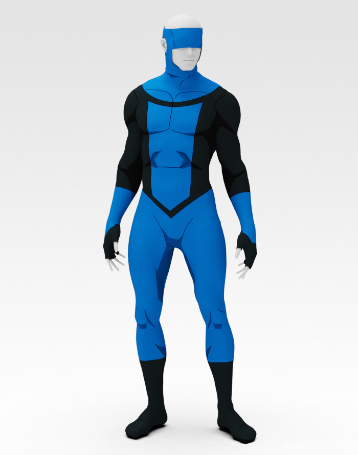 Invinci-Blue - Toonshade