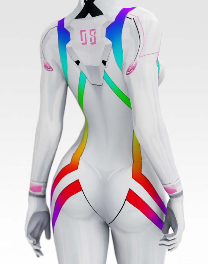 Mari 4.0 Plugsuit - Rainbow