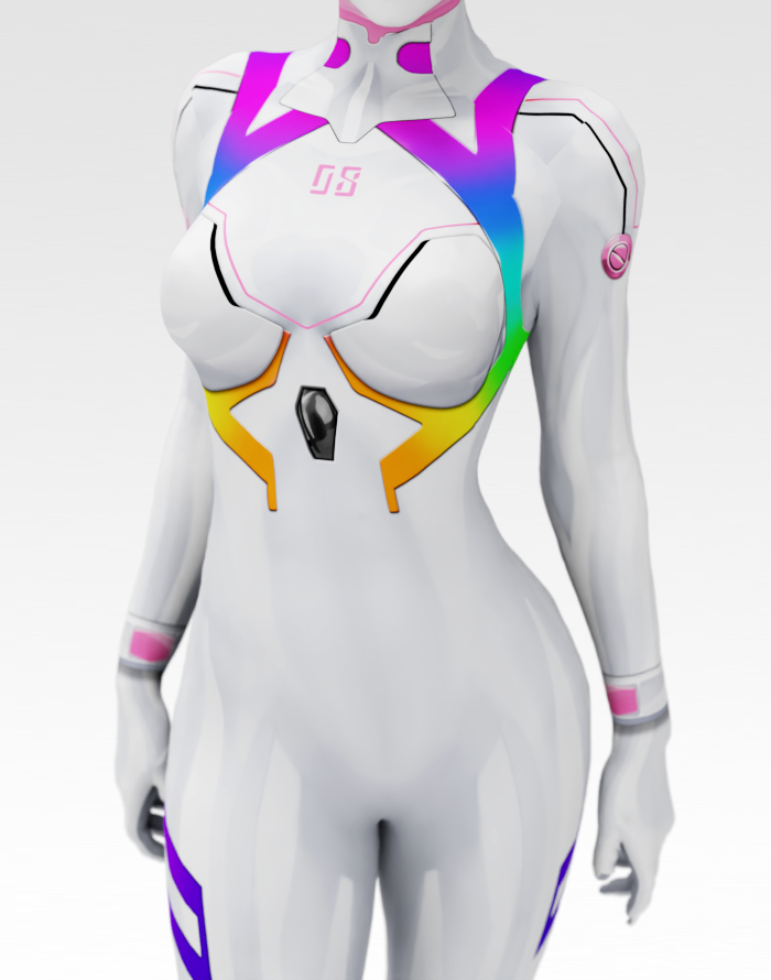 Mari 4.0 Plugsuit - Rainbow