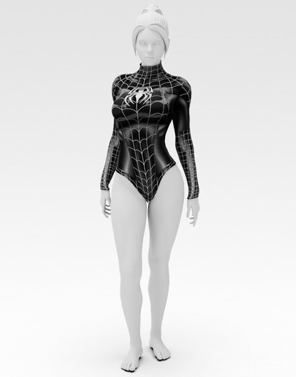 Black Suit Leotard