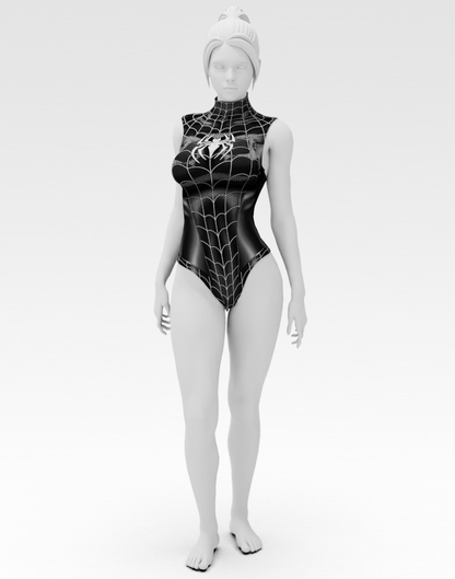 Black Suit Leotard